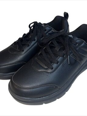 FitVille Men's Walking Shoes Max Cushioning Sneakers Wide Comfort Black Sz 12 EW